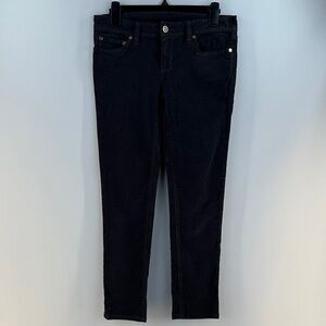 Tory Burch Corduroy Skinny Low Rise Pants